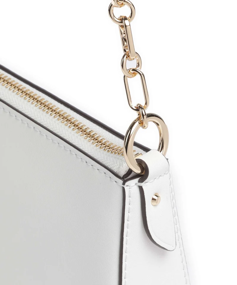Michael Kors Empire Medium Sac porté épaule optic white