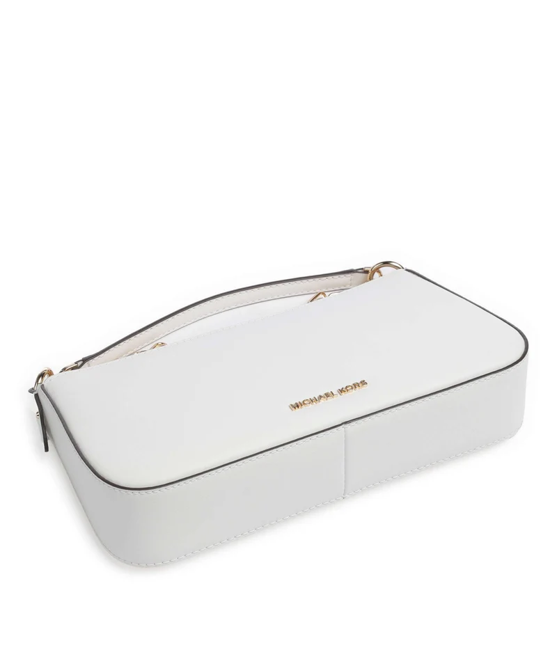 Michael Kors Empire Medium Sac porté épaule optic white