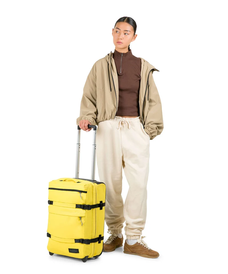 Eastpak Transit'R Plus S Sac de voyage à roulettes tarp bamboo