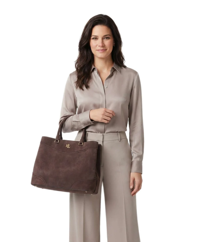 Lauren Ralph Lauren Marcy 36 Sac à main chestnut brown