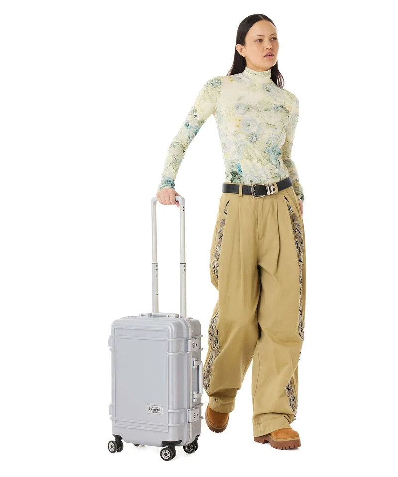 Eastpak Resist'R Case Valise 4 roues metal silver