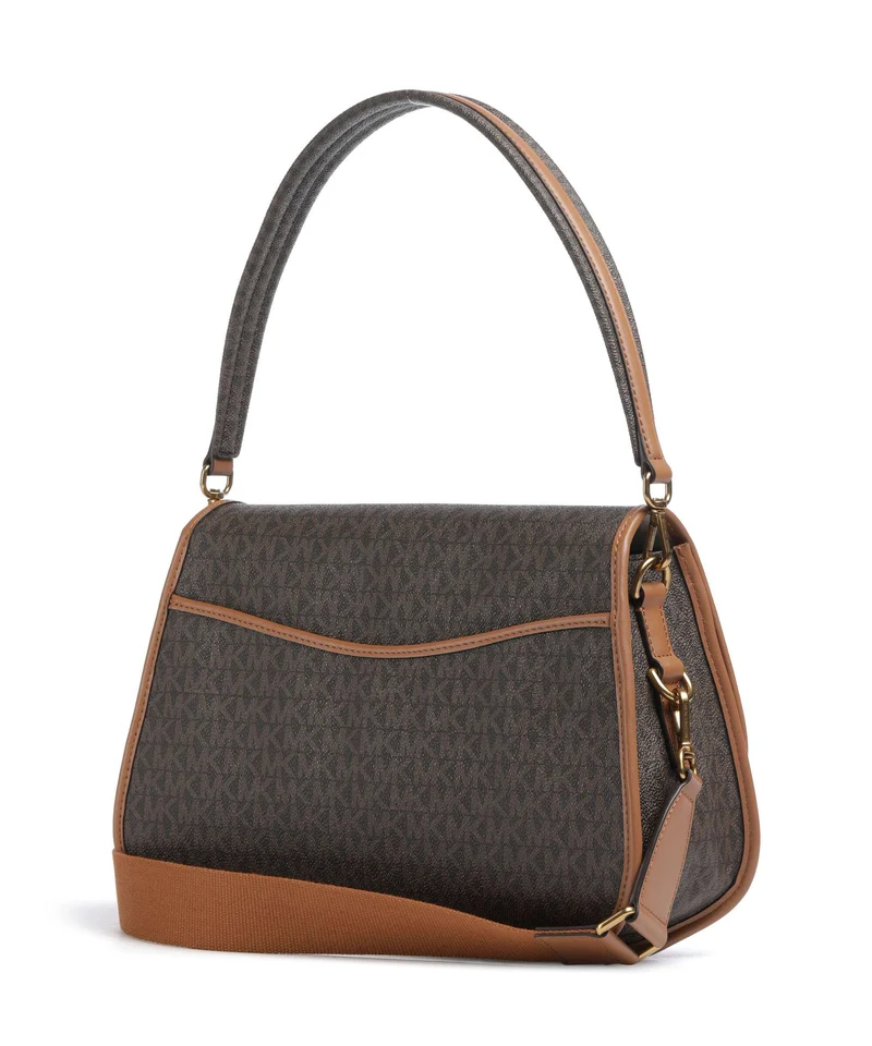 Michael Kors Holmes Medium Sac porté épaule brown/acorn