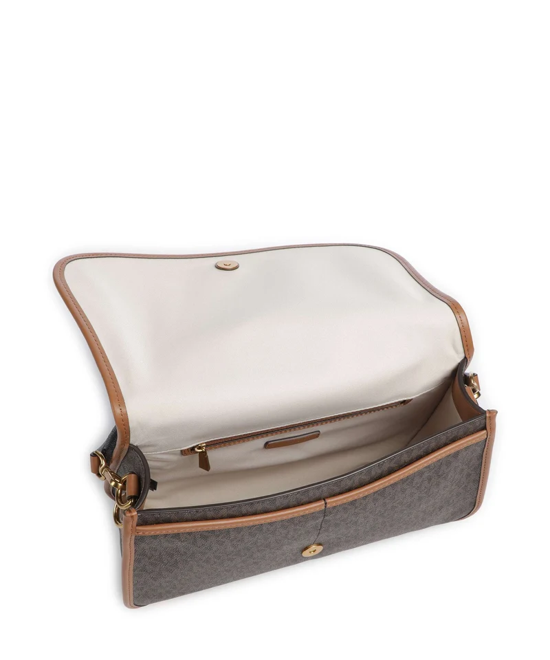Michael Kors Holmes Medium Sac porté épaule brown/acorn