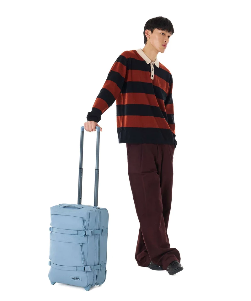 Eastpak Transit'R Plus S Sac de voyage à roulettes monotone blue