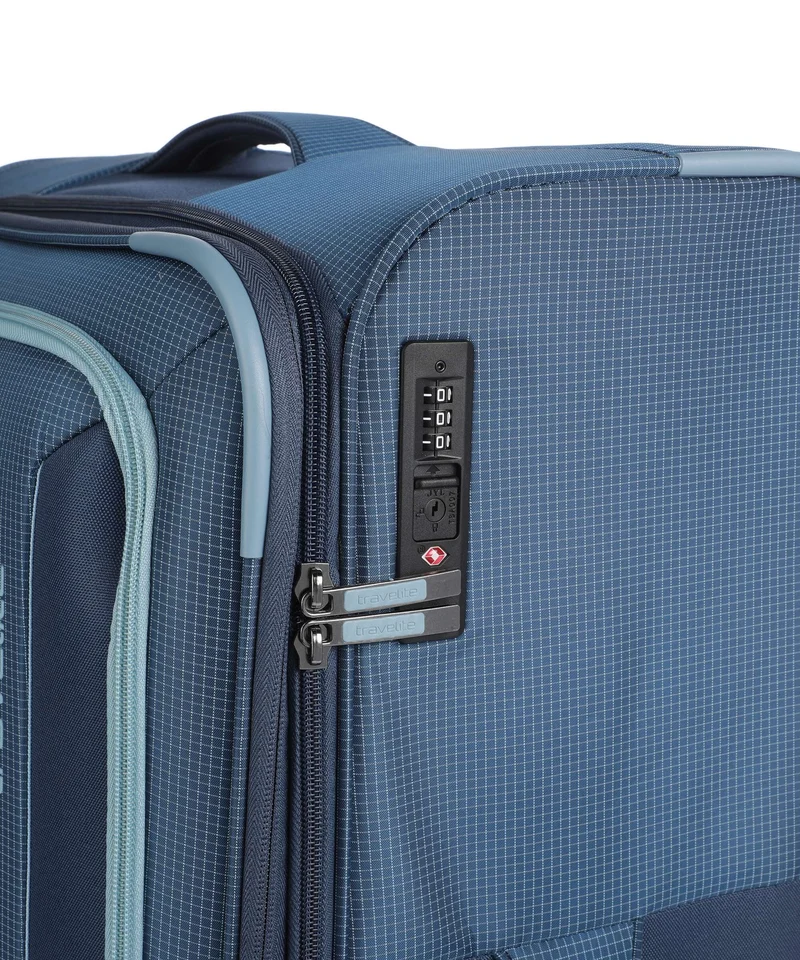 Travelite Corsiica Valise 4 roues blue