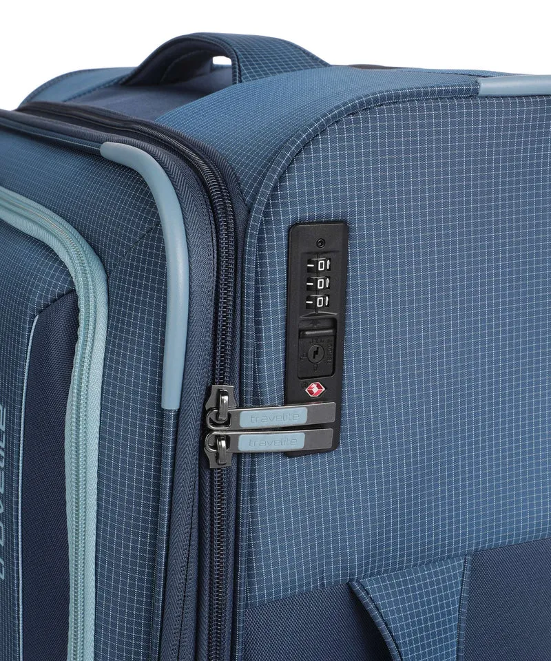 Travelite Corsiica Valise 4 roues blue
