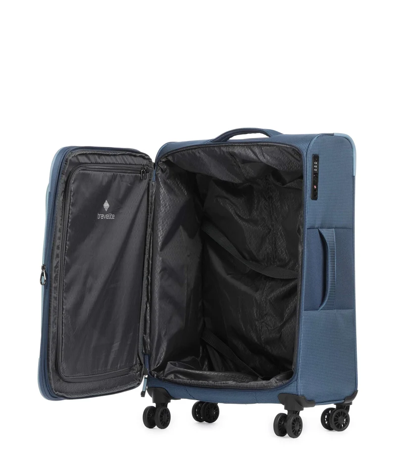 Travelite Corsiica Valise 4 roues blue