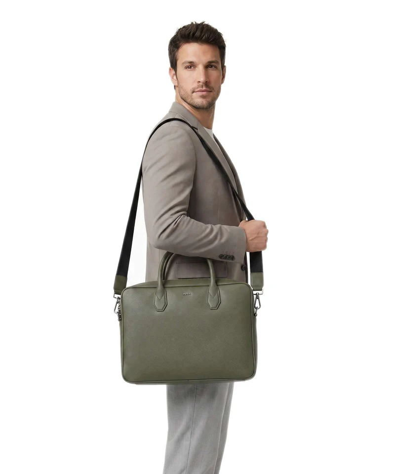 BOSS Northon Porte-document open green