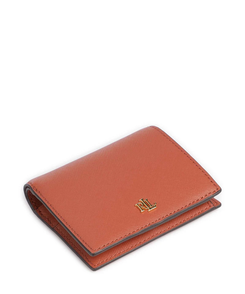 Lauren Ralph Lauren Small Portefeuille red terracotta