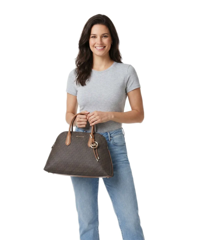 Michael Kors Freddie Large Sac à main brown/acorn