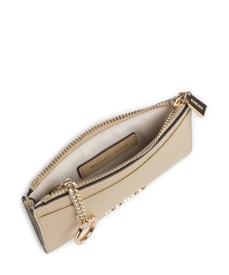 Michael Kors Jet Set Étui à cartes crédit khaki