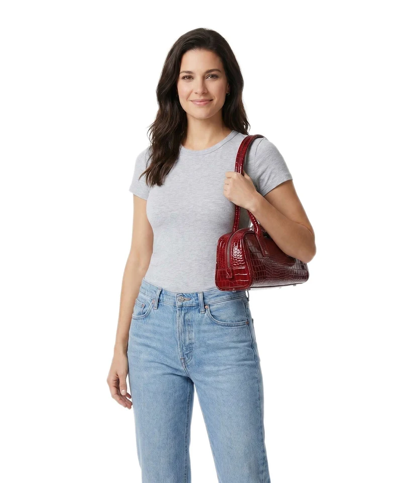 Steve Madden BANISE Sac porté épaule red croco