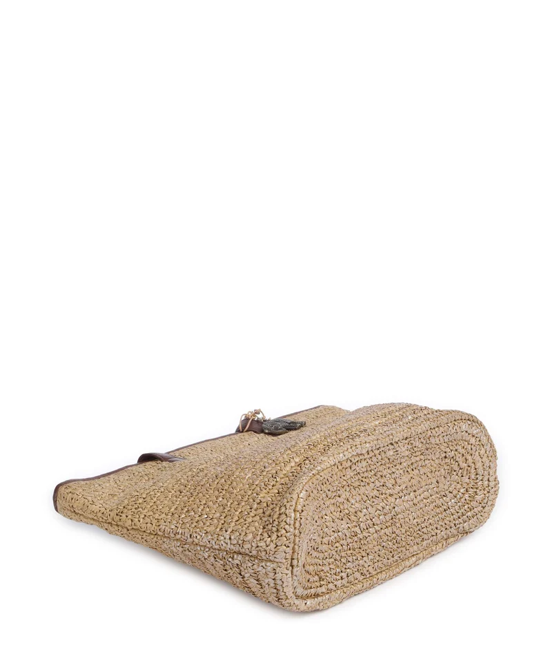 Anokhi Cabas natural metallic