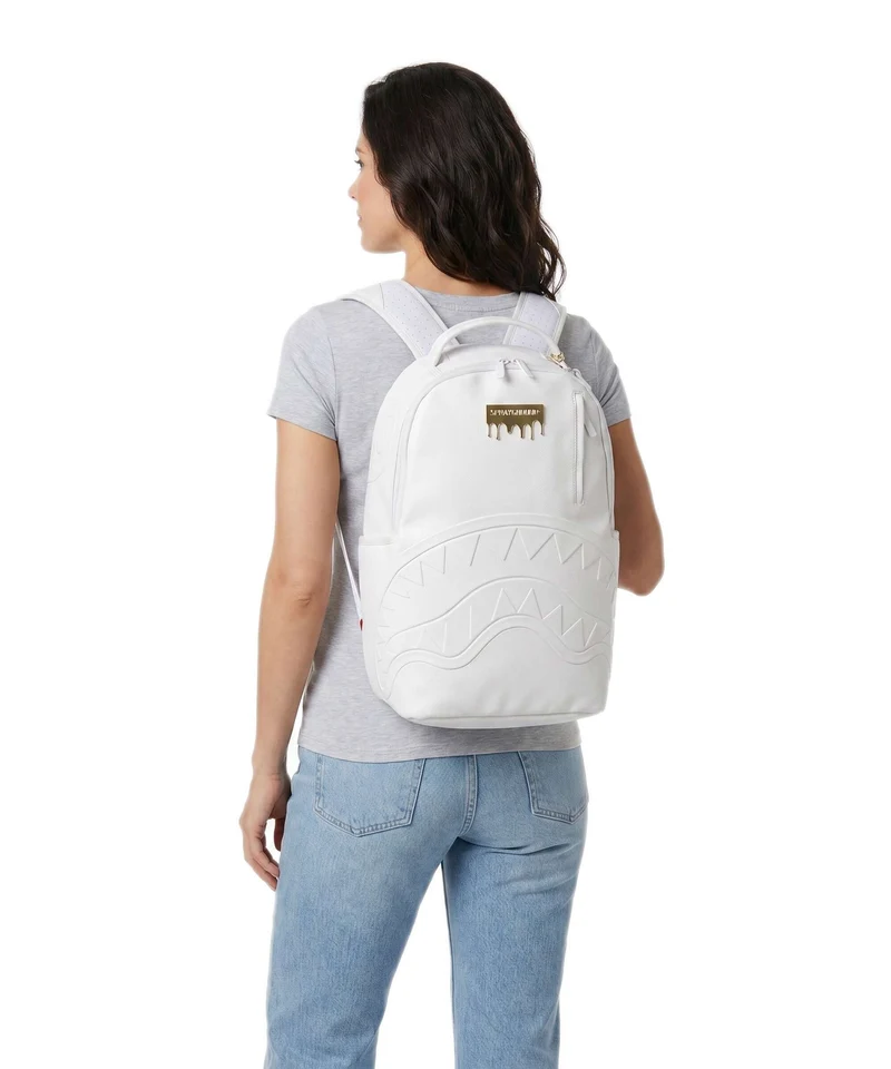 Sprayground Gold Brick Luxe White Sac à dos white
