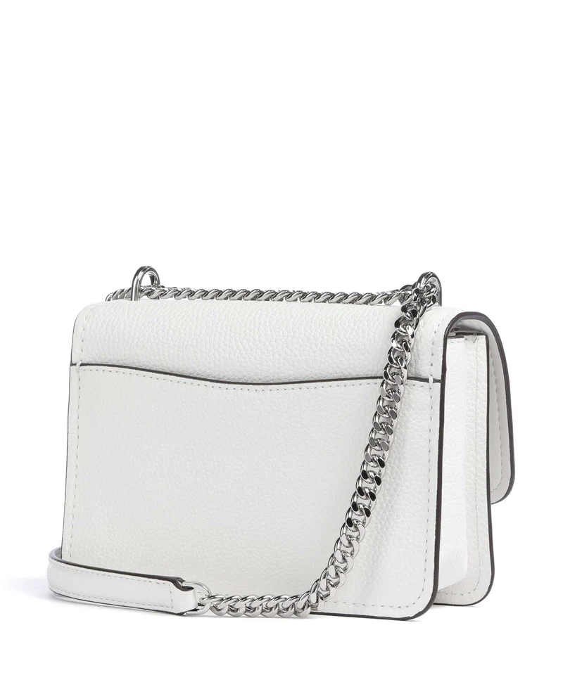 Michael Kors Claire Small Sac porté épaule optic white