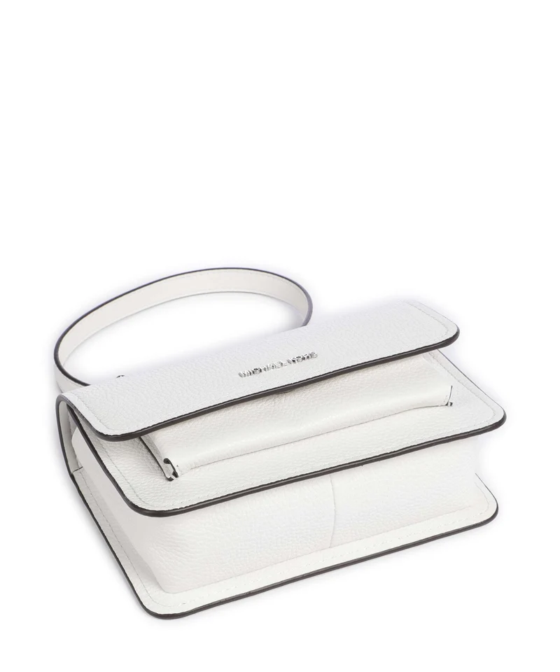 Michael Kors Claire Small Sac porté épaule optic white