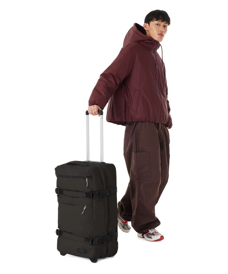 Eastpak Transit'R Plus M Sac de voyage à roulettes tarp black