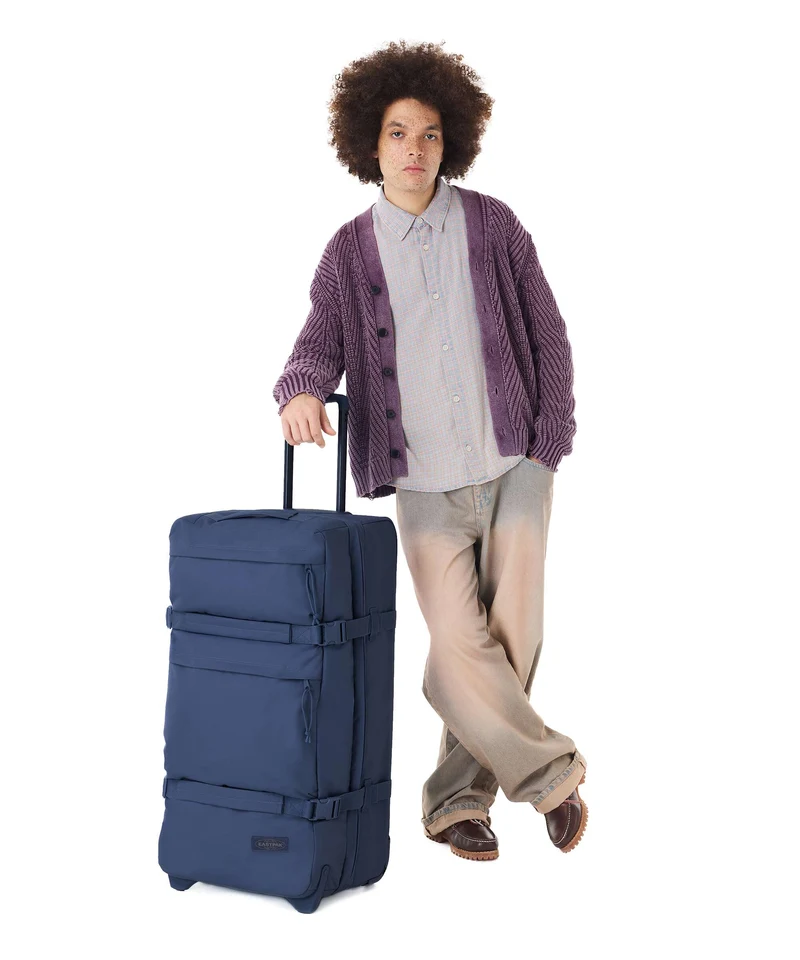 Eastpak Transit'R Plus L Sac de voyage à roulettes monotone navy