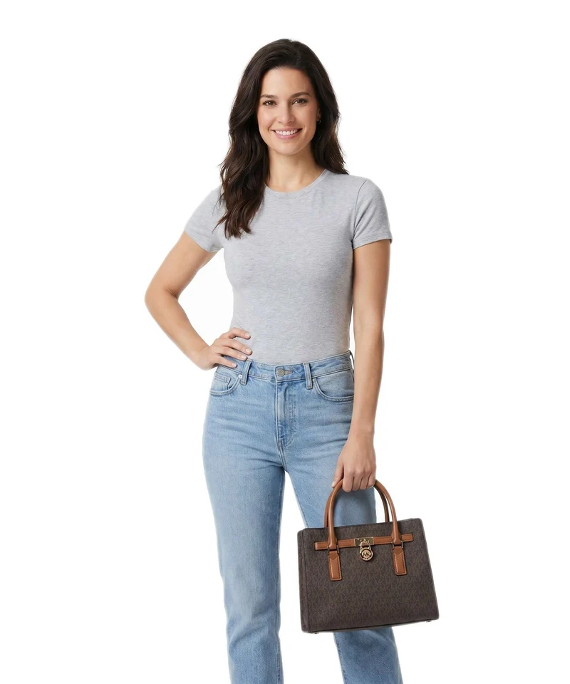 Michael Kors Hamilton Moderne Small Sac à main brown/acorn