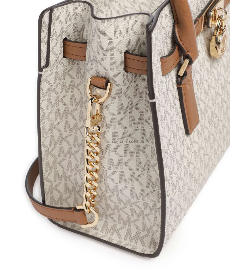 Michael Kors Hamilton Moderne Small Sac à main vanilla/acorn