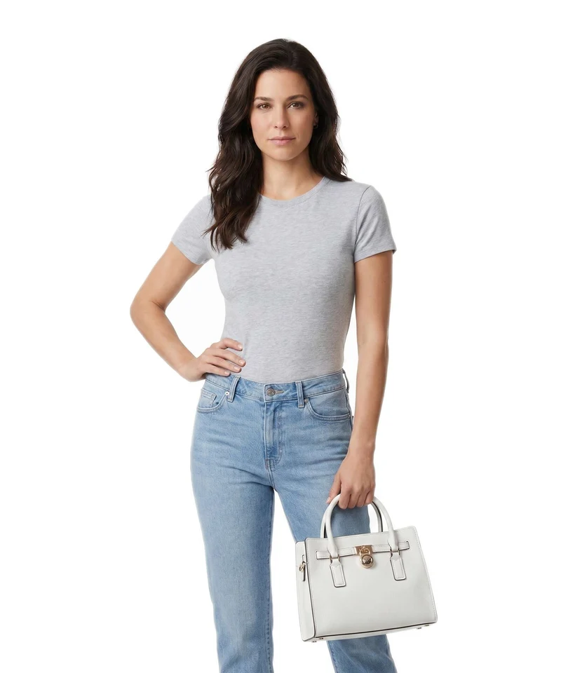 Michael Kors Hamilton Moderne Small Sac à main optic white