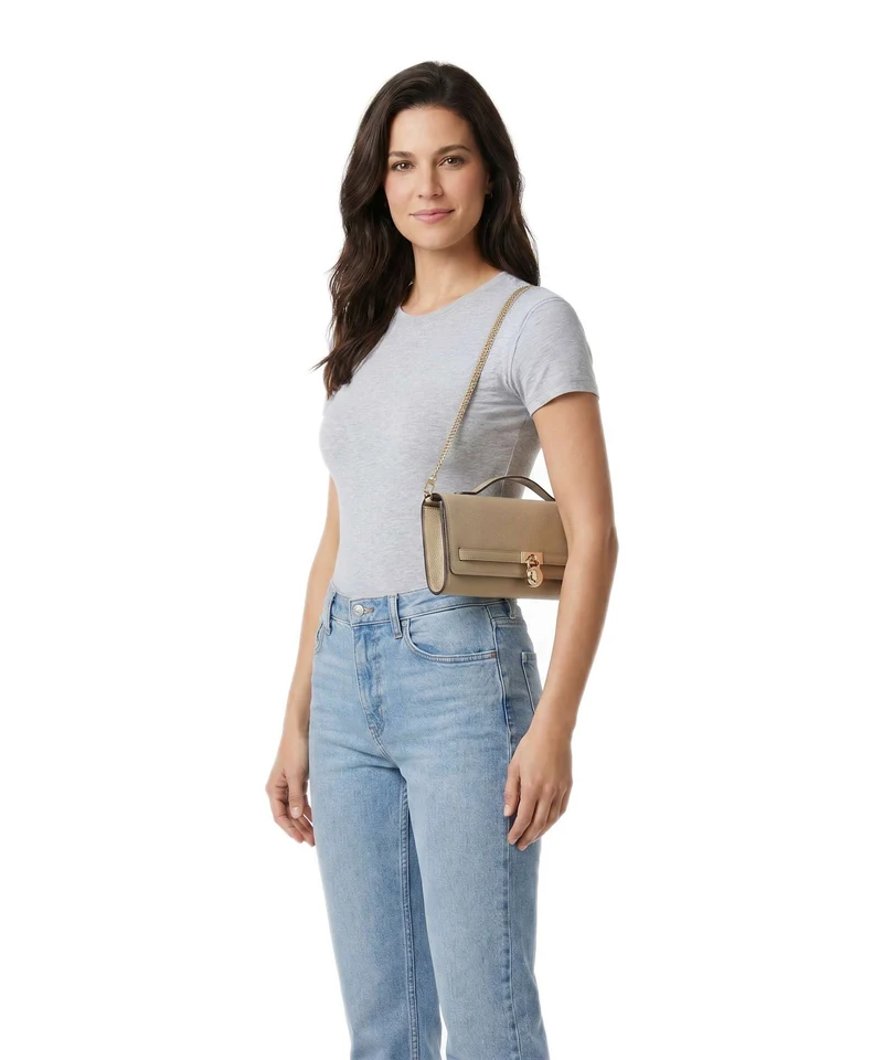 Michael Kors Hamilton Moderne Medium Sac porté épaule khaki