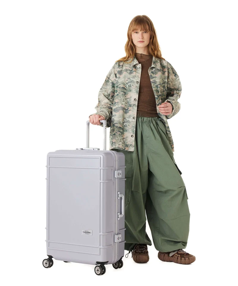 Eastpak Resist'R Case Valise 4 roues metal silver