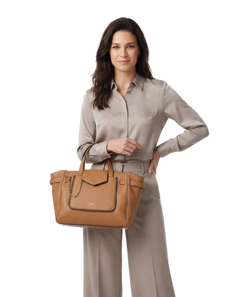 Lancel Théa M Sac à main camel