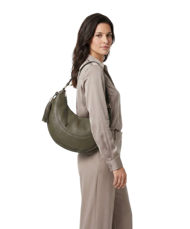 Lancel Hobohème M Sac fourre-tout dark khaki