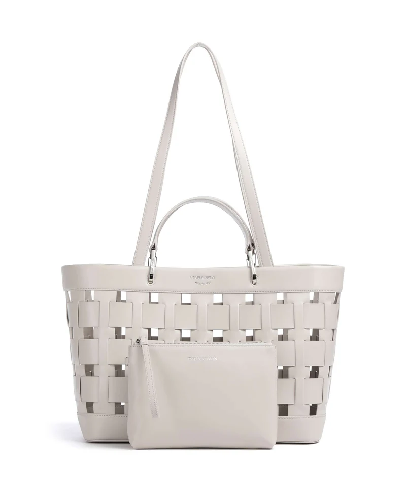 Emporio Armani My EA M Cabas silver gray