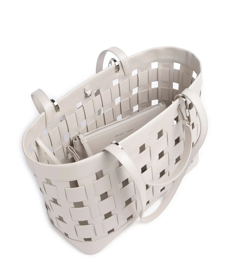 Emporio Armani My EA M Cabas silver gray
