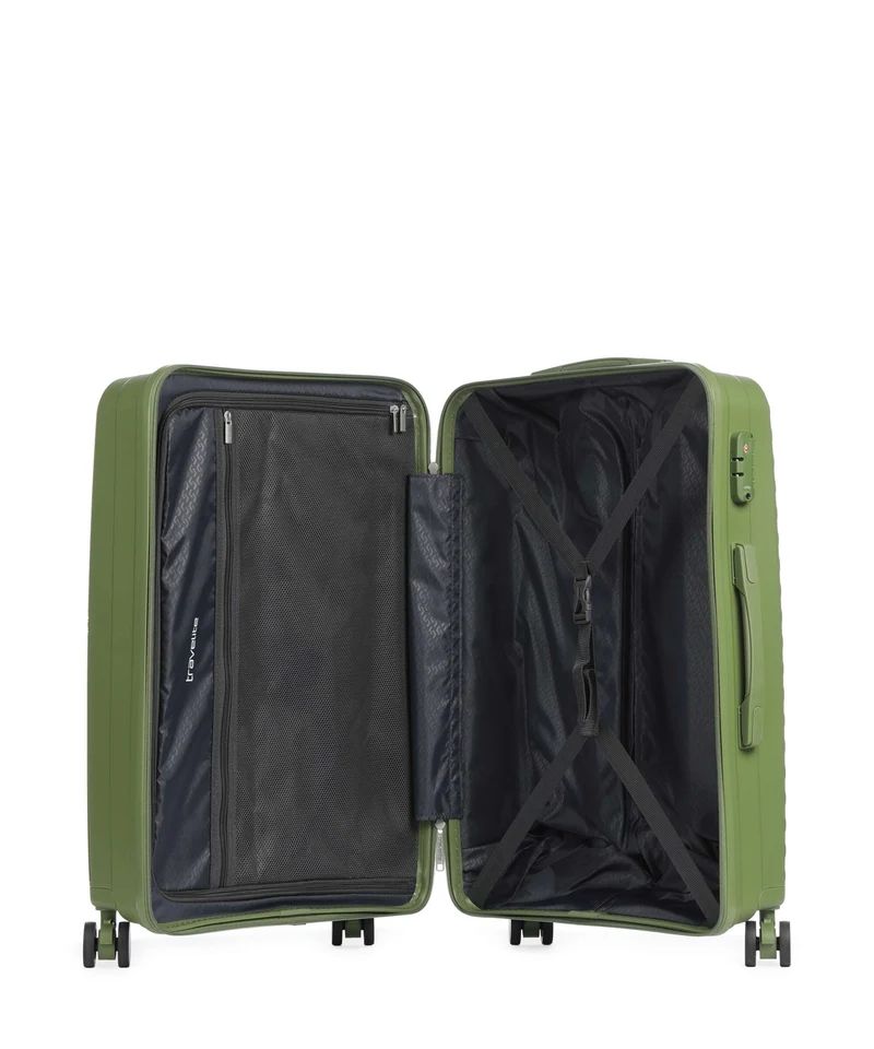 Travelite Pacific Set de valise (4 roues) olive