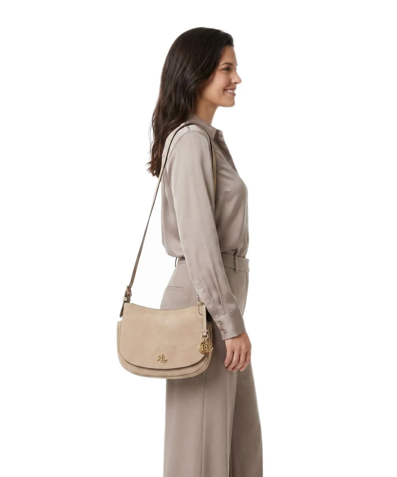 Lauren Ralph Lauren Marcy Medium Sac bandoulière tan