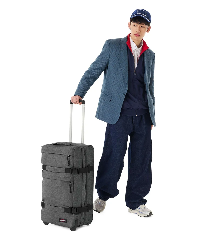 Eastpak Transit'R Plus Core M Sac de voyage à roulettes black denim