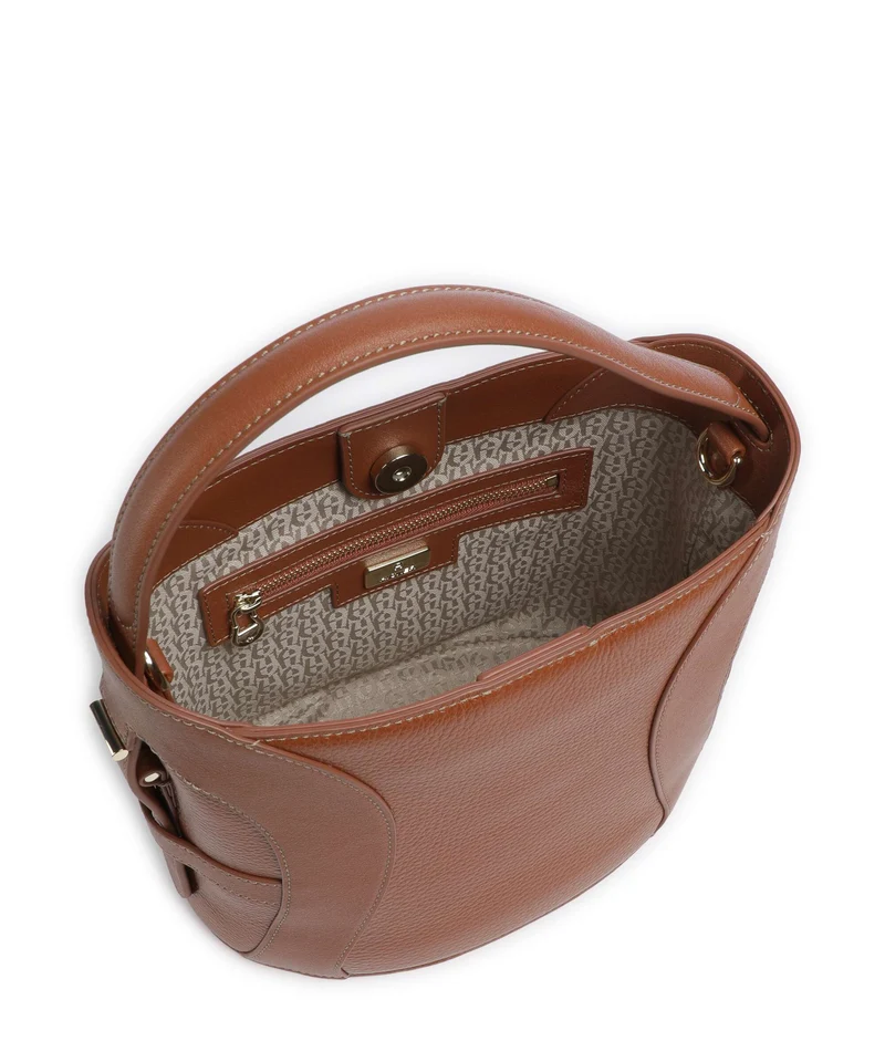 Aigner Deborah S Sac seau cognac brown