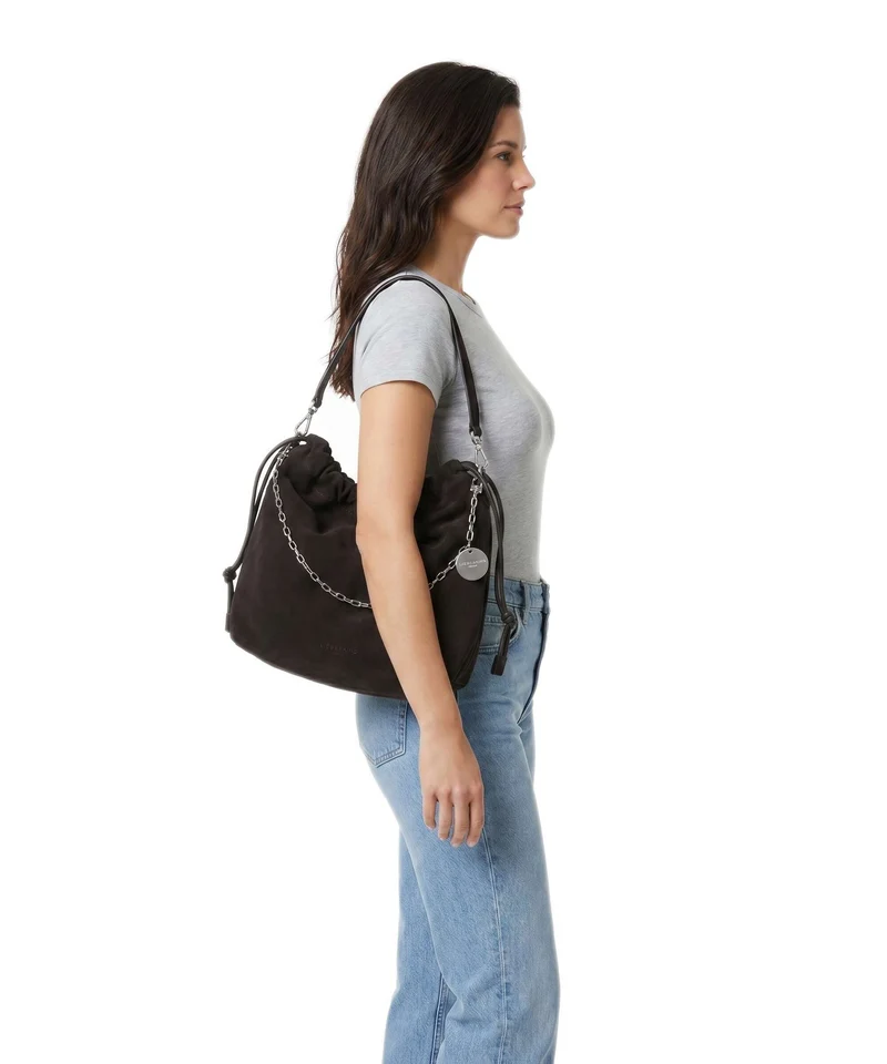 Liebeskind Lya II Hydro Suede M Sac seau deep soil