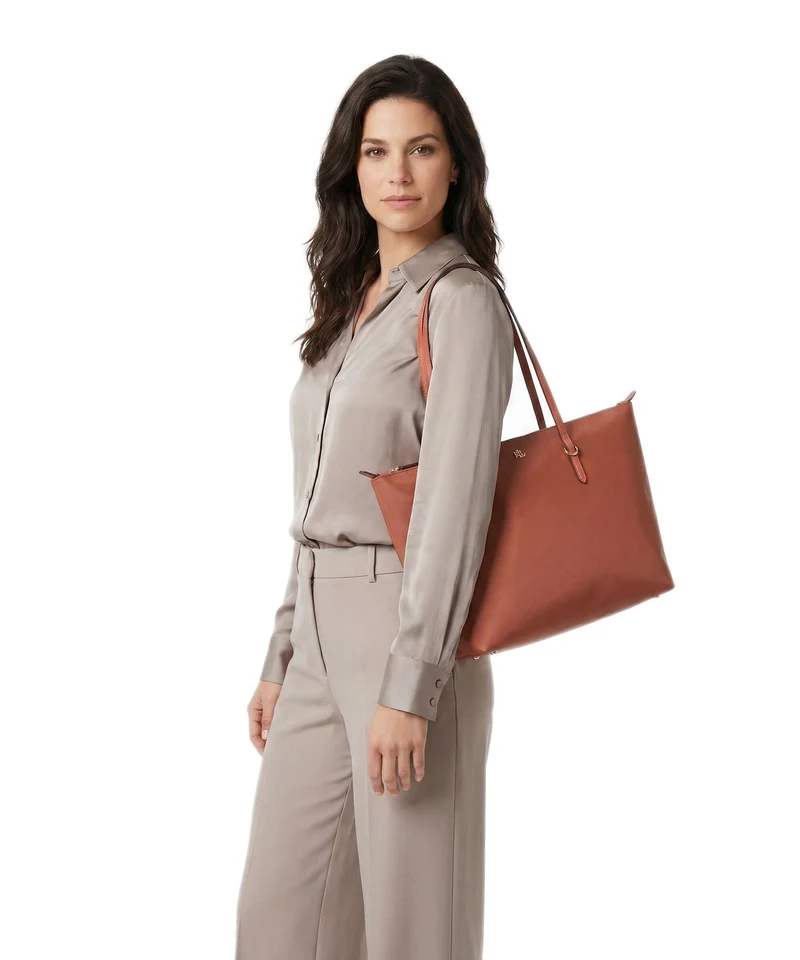 Lauren Ralph Lauren Keaton 26 Cabas red terracotta