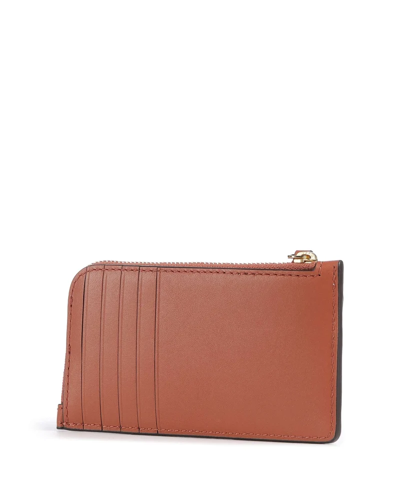 Lauren Ralph Lauren Étui à cartes crédit red terracotta