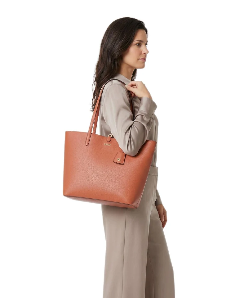 Lauren Ralph Lauren Medium Cabas red terracotta/pink sienna