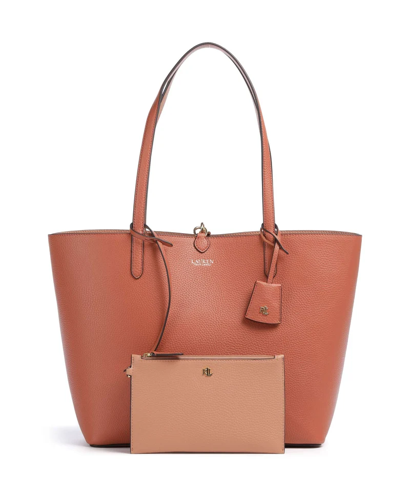 Lauren Ralph Lauren Medium Cabas red terracotta/pink sienna