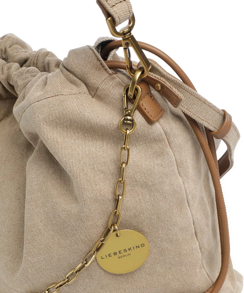 Liebeskind Lya II Denim M Sac seau beige
