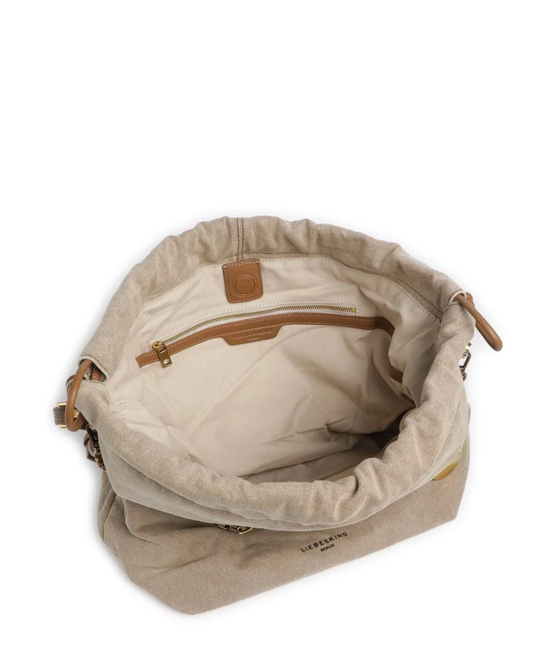 Liebeskind Lya II Denim M Sac seau beige