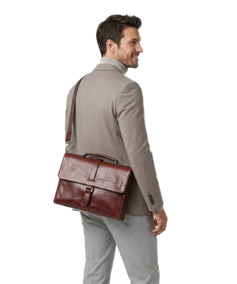 Picard Buddy Porte-document cognac