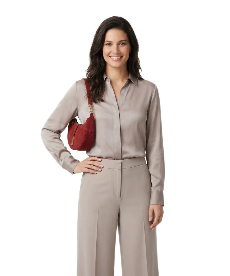 Polo Ralph Lauren ID Collection Mini Sac porté épaule pomegranate