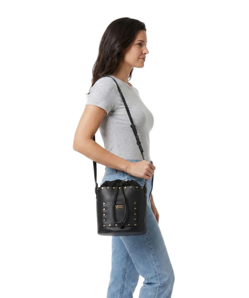 DKNY Payton Sac seau black/gold