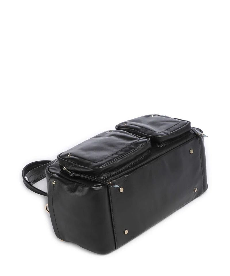 DuDu Bags Pocket Fanciful Sac porté épaule nero