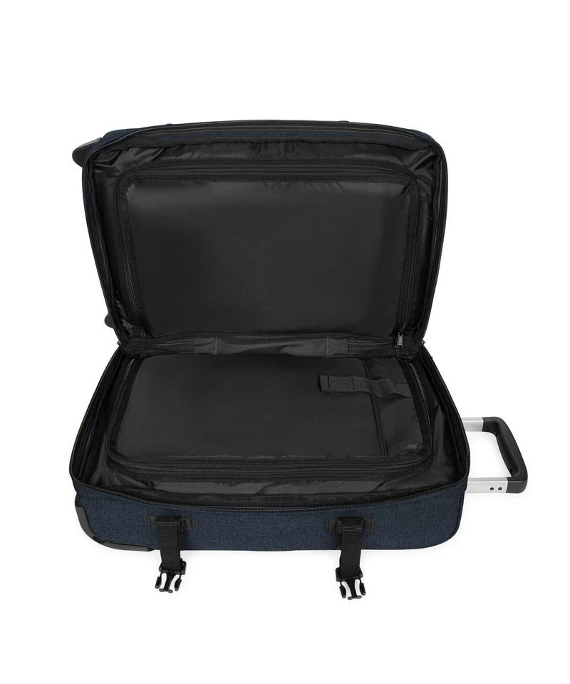 Eastpak Transit'R Plus Core S Sac de voyage à roulettes triple denim