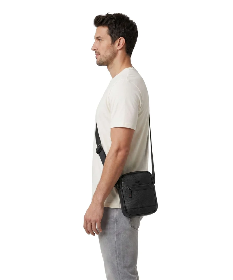 Hugo Huke Sac bandoulière black
