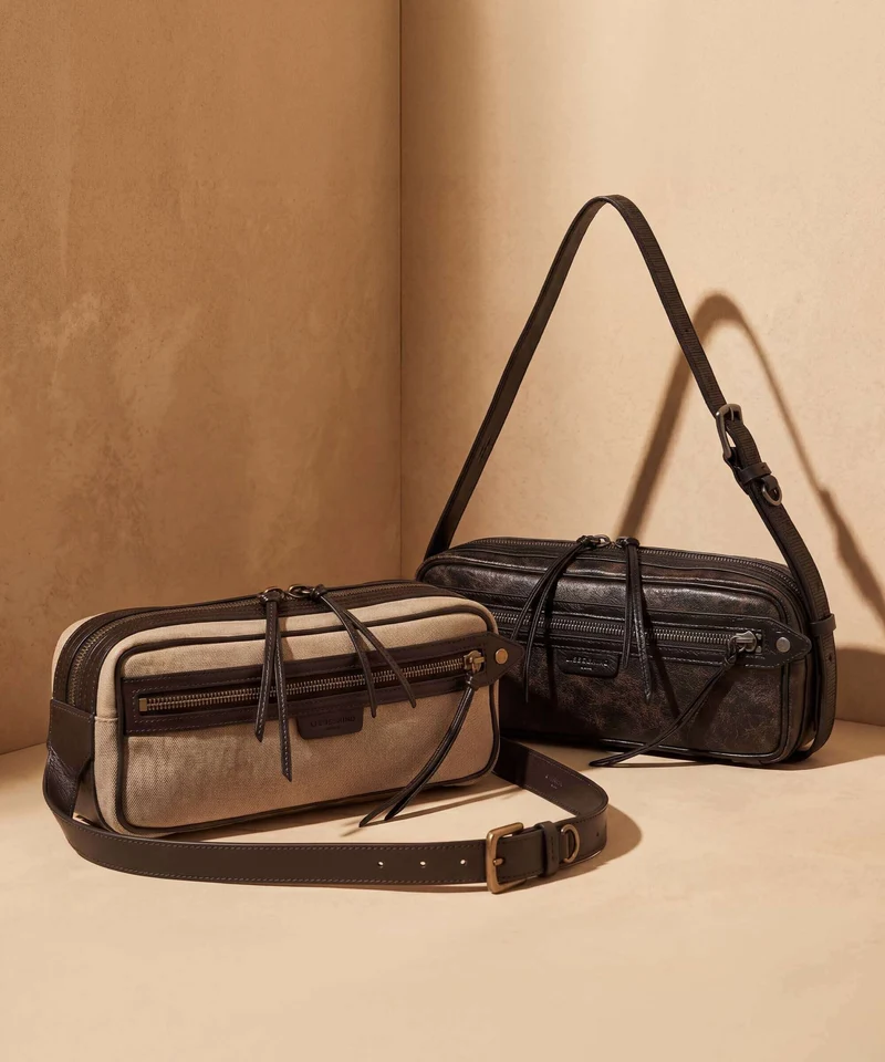 Liebeskind Juno Vintage PU S Sac porté épaule deep soil