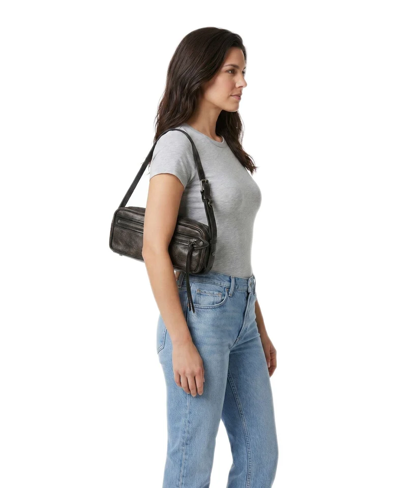 Liebeskind Juno Vintage PU S Sac porté épaule deep soil